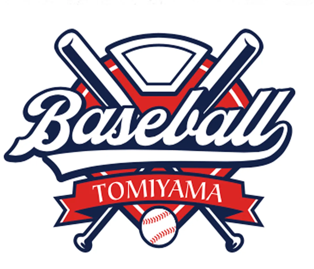 ラフスケッチをもとにデザイナーが仕上げたBaseball TOMIYAMAのロゴ